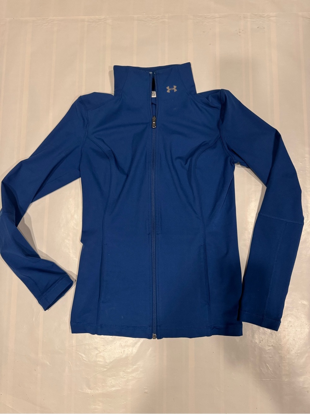 Women's Under Armour Athletic Zip-up Jacket - Blue - Small